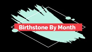 Birthstone by month in English By Umiraza Gems