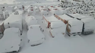 Rusya'nın buz ve karlarla kaplı ‘hayalet’ şehri Vorkuta