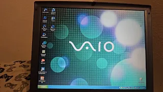 2001 Sony VAIO PCG-FX310 running Windows XP Home Edition SP2