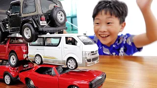 Car Toys Pretend Play with Power Wheels, Family Fun  Game Play 