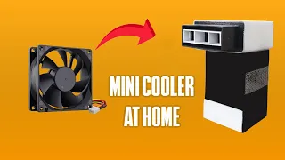 How To Make A Mini Cooler At Home || Air Cooler