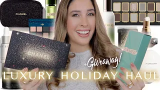 THE BIGGEST HOLIDAY LUXURY BEAUTY HAUL + GIVEAWAY