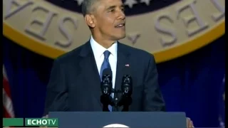 Obama megtartotta utolsó elnöki beszédét - Echo Tv