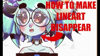 SmoothBrain Live2D Tutorial: Disappearing Lineart Trick