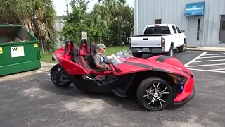 Polaris slingshot custom twinloop exhaust