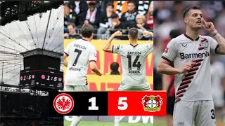 Eintracht Frankfurt vs. Bayer Leverkusen 1-5 & Highlights Goals & 05/05/2024 & Bundesliga