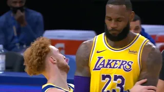 LeBron Gives Nico Mannion A Welcome Screen To The NBA