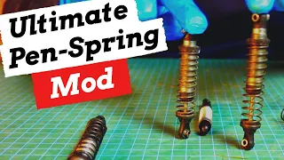 Ultimate Pen Spring Mod to climb steep stuff! I use this on my crawler