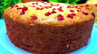 बिना अंडा बिना ओवन कुकर कड़ाही में बनाएं सूजी केक | Rava Cake | Googli Kitchen