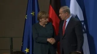 Netanyahu e Merkel se encontram