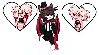 Hide away | angel dust x husk | hazbin hotel | gacha animation