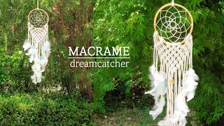 DIY | macrame dreamcatcher | 마크라메 드림캐쳐 만들기 | 좋은 꿈만 꾸게 해주는 감성소품