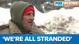 California Residents Remain Stranded Following Major Winter Storm