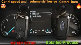 FORD MY KEY😲|How to setup🤔my key in ford ecosport 2020| ₹40 lakh feature|PiyushK Vlogs