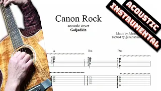 Canon Rock Acoustic TAB - acoustic guitar tabs (PDF + Guitar Pro)