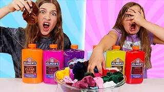 Colored Scrunchies Pick My Slime Ingredients Challenge! | JKrew