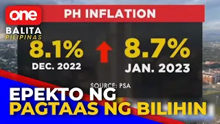 Inflation Rate noong January, mas tumaas.
