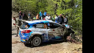 WRC Rally Croatia 2021: SS13 - Kristensson & Arhusiander HEAVY CRASH