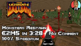 [World Record] UV Respawn Speedrun of Doom E2M5 in 3:28 {No Comment}