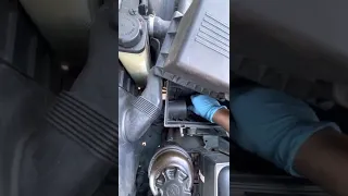 Bmw e34  520i air filter replacement