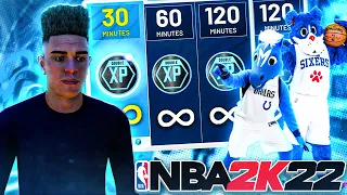 *NEW* NBA 2K22 INSTANT REP HIT LEVEL 40 IN MINUTES GLITCH! UNLIMITED DOUBLE XP COIN GLITCH!