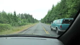 Overtaking with a Dodge Durango on Highway 109 on 30 June 2022