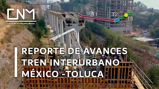 Avances Tren Interurbano México-Toluca,  2° semana de mayo 2022.
