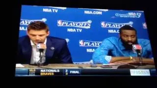 Chandler Parsons gay moment, harden caught on lol