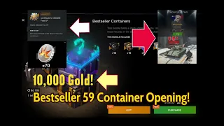 wot Blitz Crate Opening 59 Best Seller Container Opening & 70 Blast Token in 4K! wotb
