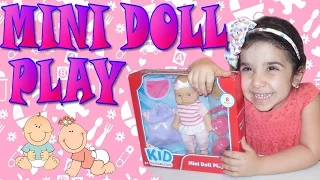 Кукольный набор Пупс. Видеообзор . Mini doll play set + Video review