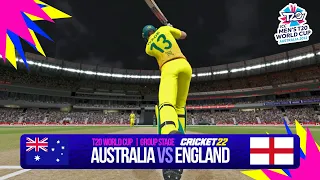 AUSTRALIA vs ENGLAND - T20 WORLD CUP - Cricket 22