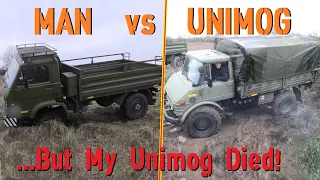 We Tried to do "MAN vs UNIMOG" - But my Unimog died!