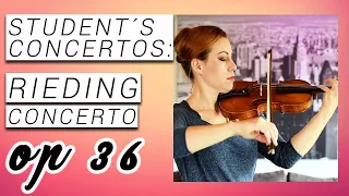 Rieding, Oskar: Concerto op. 36, D-major/ D-Dur, Allegro Moderato, Andante, Allegro Moderato