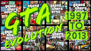 GTA (Grand Theft Auto) Evolution 1997 - 2013 | Gameplay