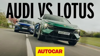 Lotus Eletre vs Audi SQ8 E-tron | Luxury £100k electric SUV shootout