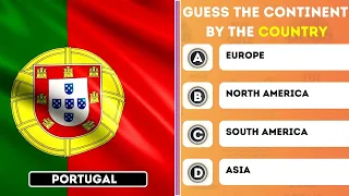 🌏 Guess the Continent! 50 Countries to Challenge Your Geography Skills 🌍