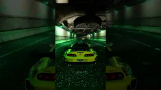 NFS MW | Toyota Supra at night in a tunnel | REWORK UG SHORTS | [8K60FPS]