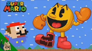 Pac-Mario vs the GIANT Pac-Man MAZE (Mario Cartoon Animation)