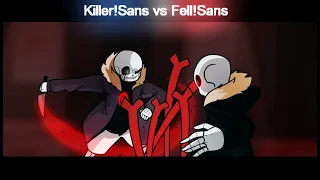 Killer!Sans vs Fell!Sans [Animation]