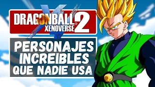 10 Personajes Increíbles que NADIE USA en Dragon Ball Xenoverse 2