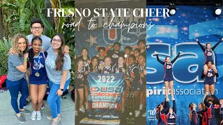 fresno state cheer: road to back to back national D1 champions!!!