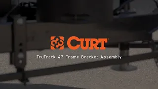 CURT TruTrack™ 4P Weight Distribution Hitch | Frame Bracket Installation