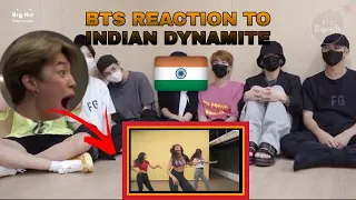 BTS REACTS TO DYNAMITE INDIAN COVER | COVER By Bose babes official | official mv