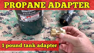 1 pound to 20 pound propane gas grill adapter