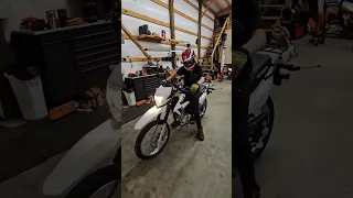 Getting ready to ride! Learning the controls. 2023 Honda XR150L.