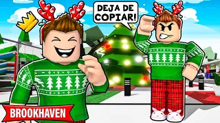 COPIANDO OUTFITS NAVIDEÑOS en BROOKHAVEN! 🎄🏡 *MUY DIVERTIDO* - Roblox YoSoyLoki