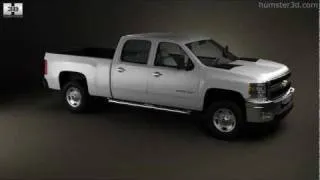 Chevrolet Silverado HD CrewCab StandardBed 2011 by 3D model store Humster3D.com