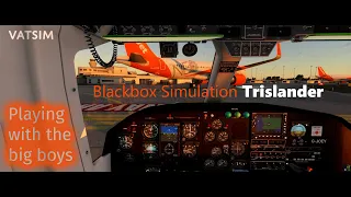 Guernsey to Jersey | Trislander | Full VATSIM ATC | MS FS2020