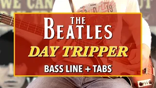 The Beatles - Day Tripper /// BASS LINE [Play Along Tabs]