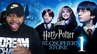 THE HYPE IS REAL! GRAB YOUR POPCORN! HARRY POTTER AND THE SORCERER'S STONE | FIRST TIME WATCHING!